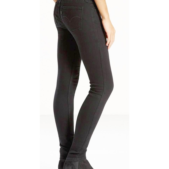 Levi’s 535 Soft Black Skinny Jeans - Picture 2 of 7